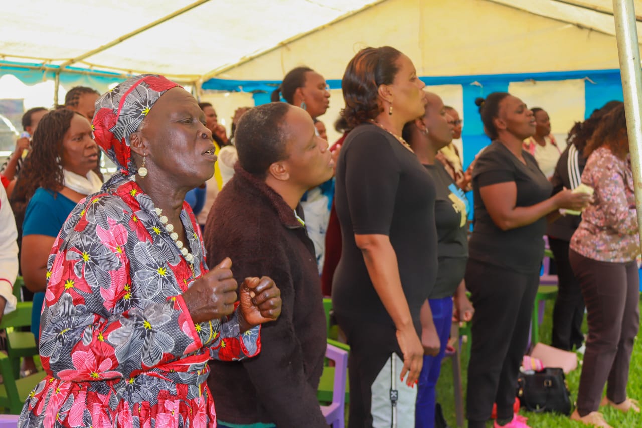 At Mburiria Gardens in Kiambu County, widows receiving spiritual support